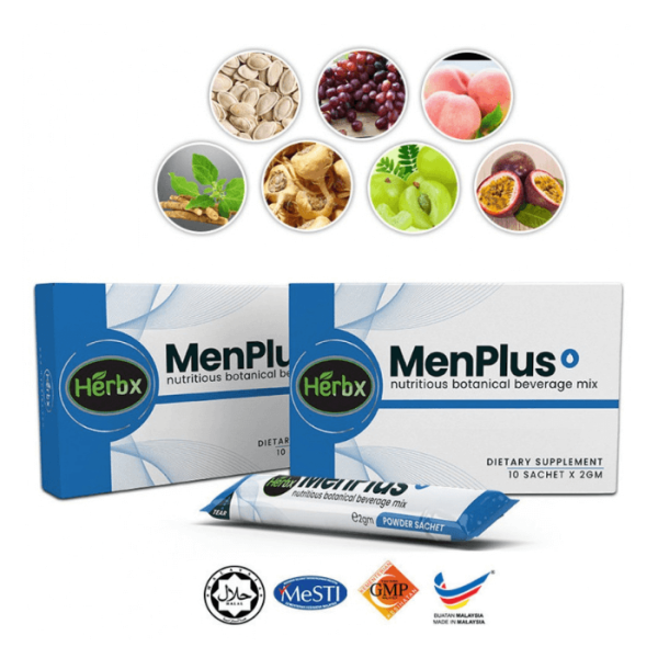 MenPlus, Dietary Supplement, 10 Sachets, HerbX